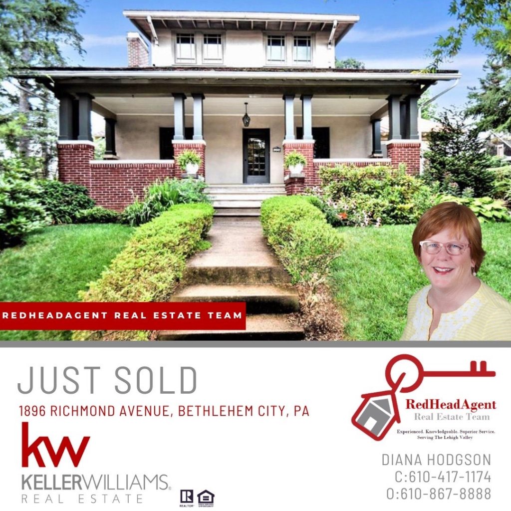 House just sold by real estate agent.