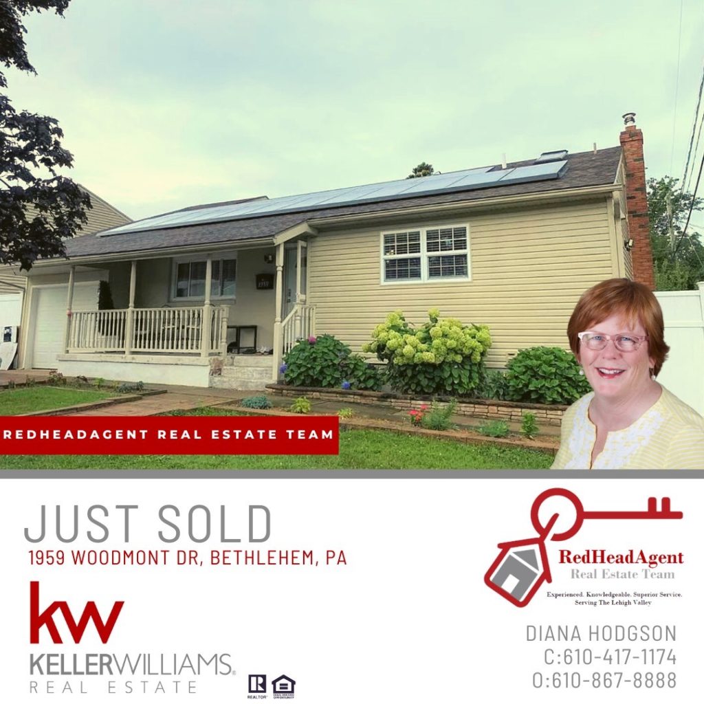 House just sold by real estate agent.